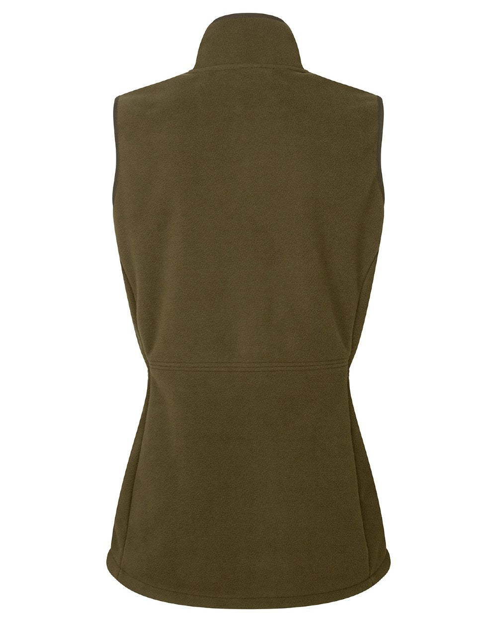 Moody Teak coloured Ridgeline Womens Kodiak Gilet on white background 