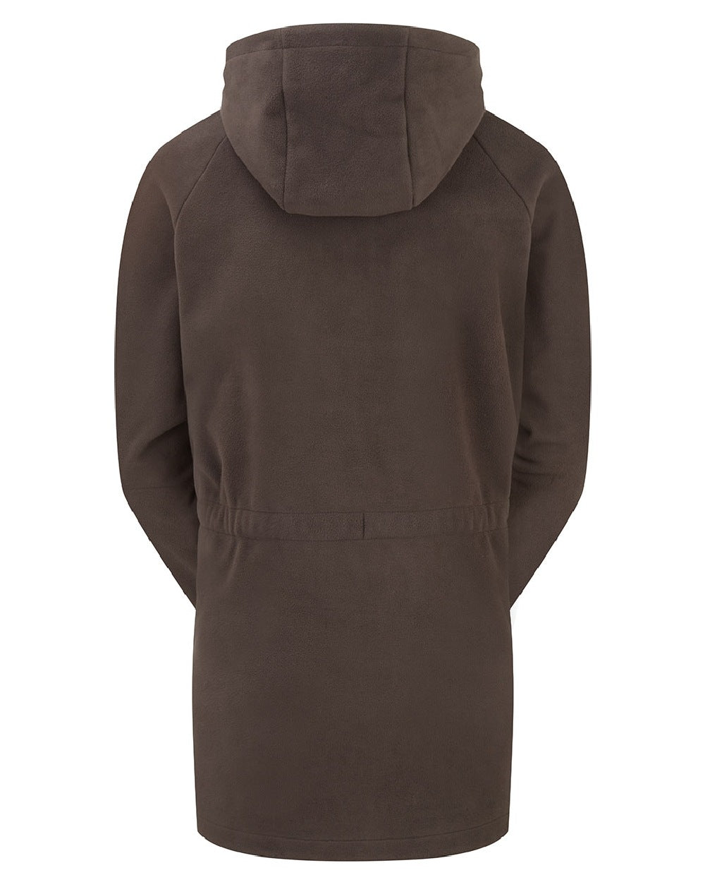 Deep Bark coloured Ridgeline Womens Malin Smock on white background 