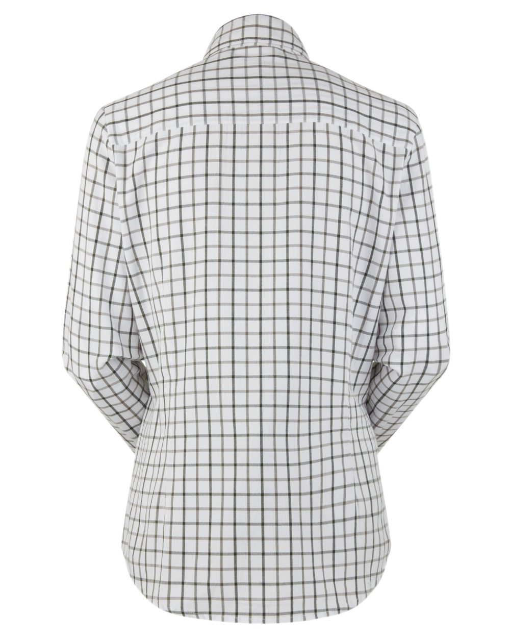 Deep Forest Smokey Olive coloured Ridgeline Womens Sedgebrook Shirt on white background 