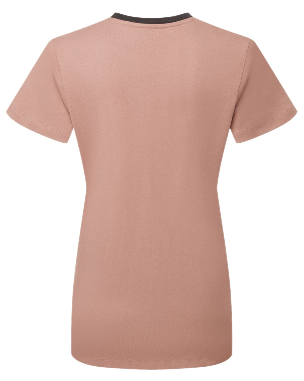 Dusky Pink Coloured Ridgeline Womens Signature T-Shirt on white background 