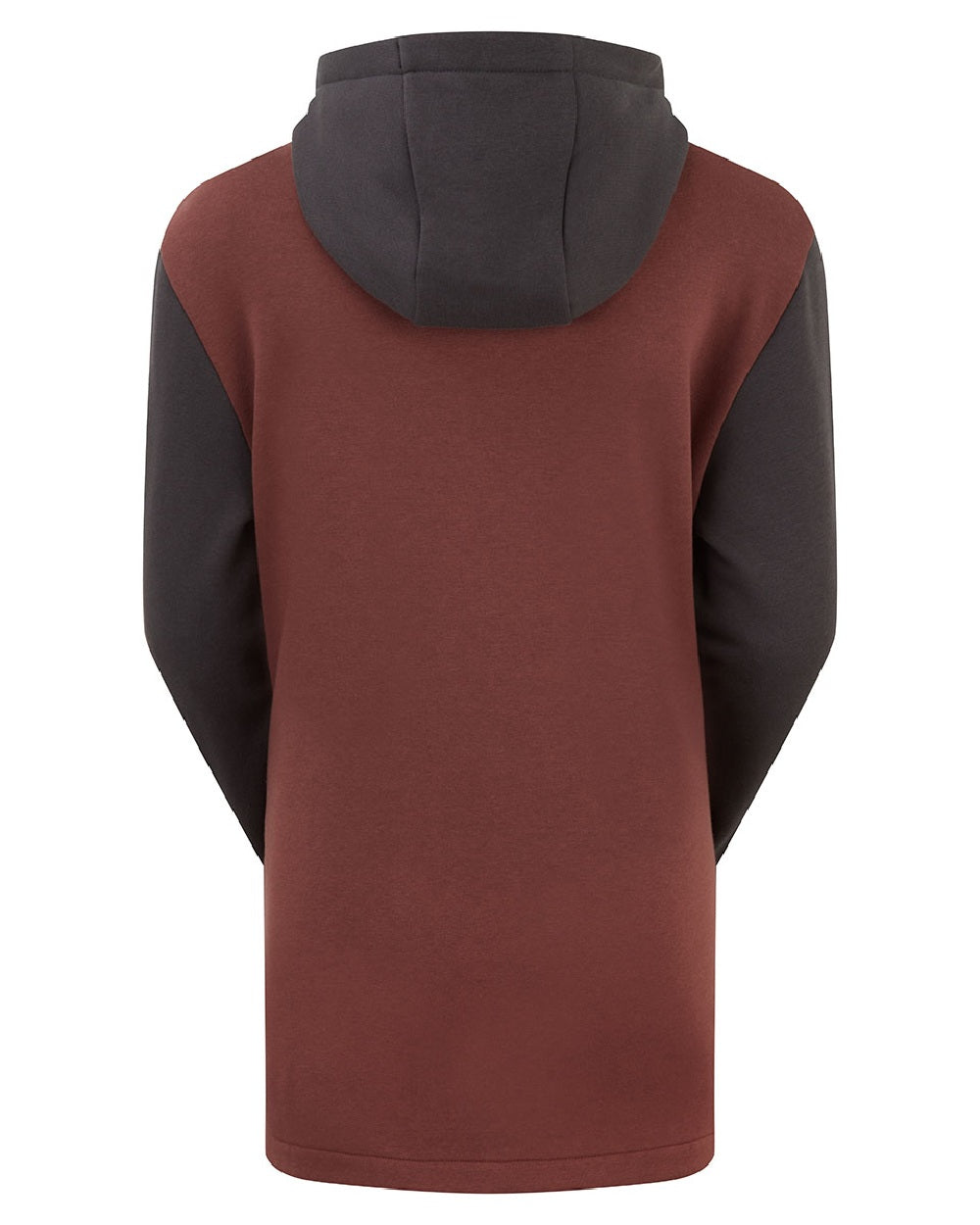 Oxblood coloured Ridgeline Womens Tribe Hoodie on white background 