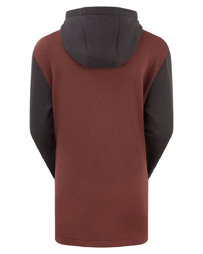 Oxblood coloured Ridgeline Womens Tribe Hoodie on white background 