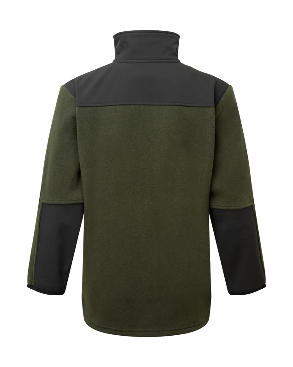 Ridgeline Childrens Hybrid Fleece Top in Olive