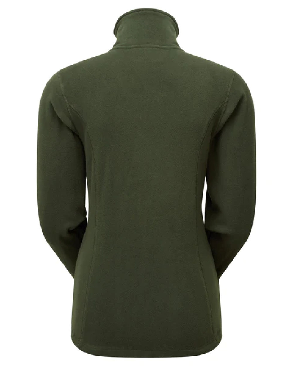 Olive coloured Ridgeline Ladies Hinterland Fleece on white background 