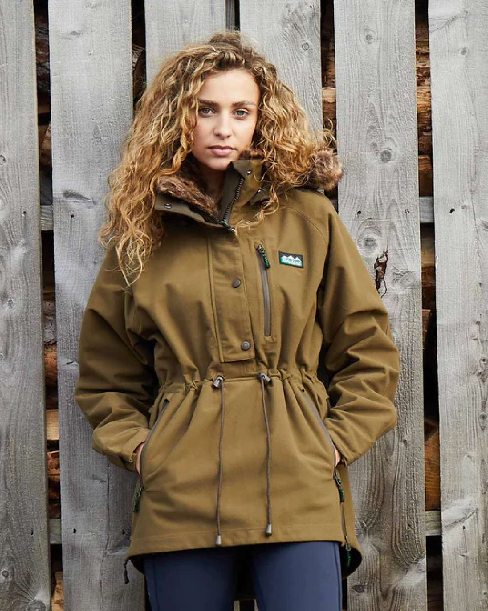 Ridgeline Ladies Monsoon Arctic II Waterproof Smock in Teak 