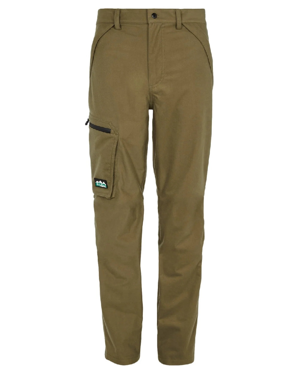 Teak coloured Ridgeline Womens Pintail Classic Trousers on white background