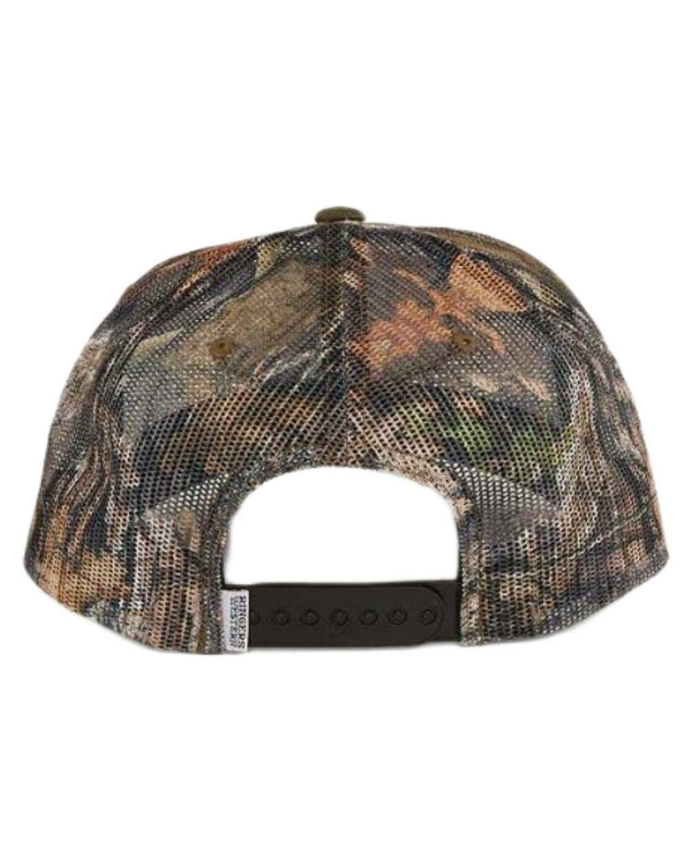 Camo Green coloured Ringers Western Jett Trucker Cap on white background 
