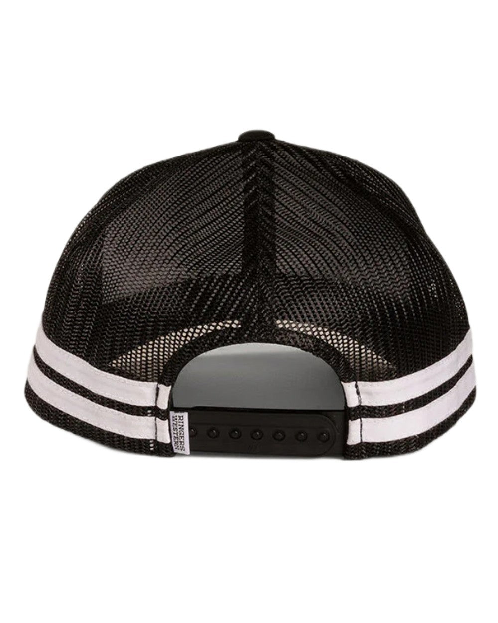 Black coloured Ringers Western McCoy Trucker Cap on white background 