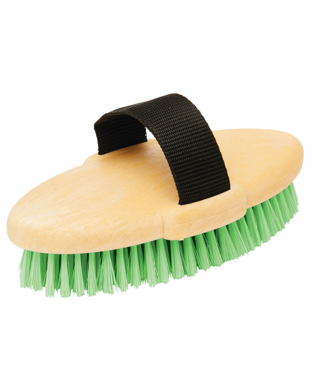 Lime coloured Roma Brights Body Brush on white background 