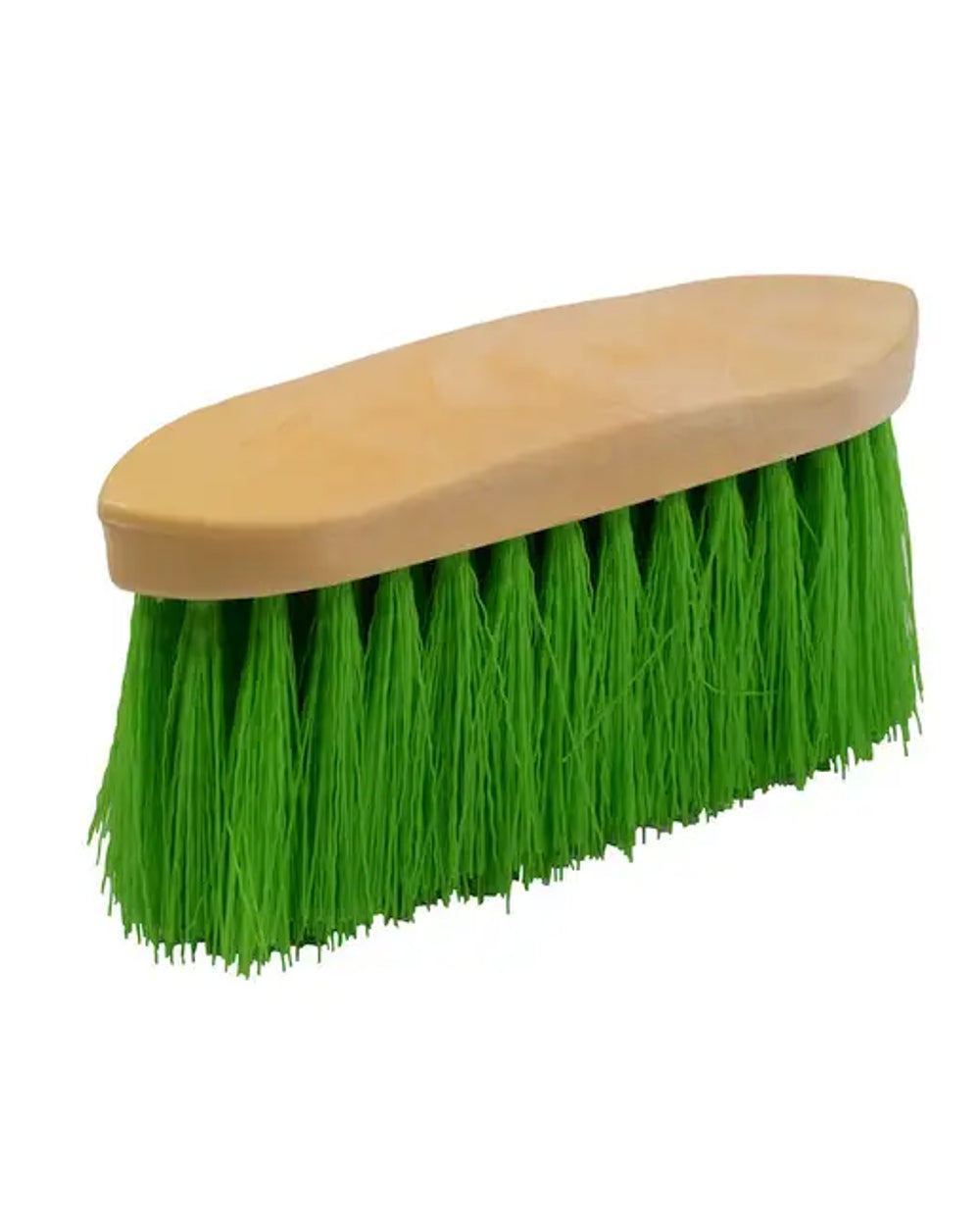 Lime coloured Roma Brights Dandy Brush on white background 