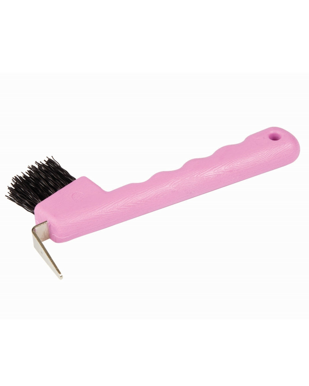 Pink coloured Roma Brights Hoof Pick on white background 