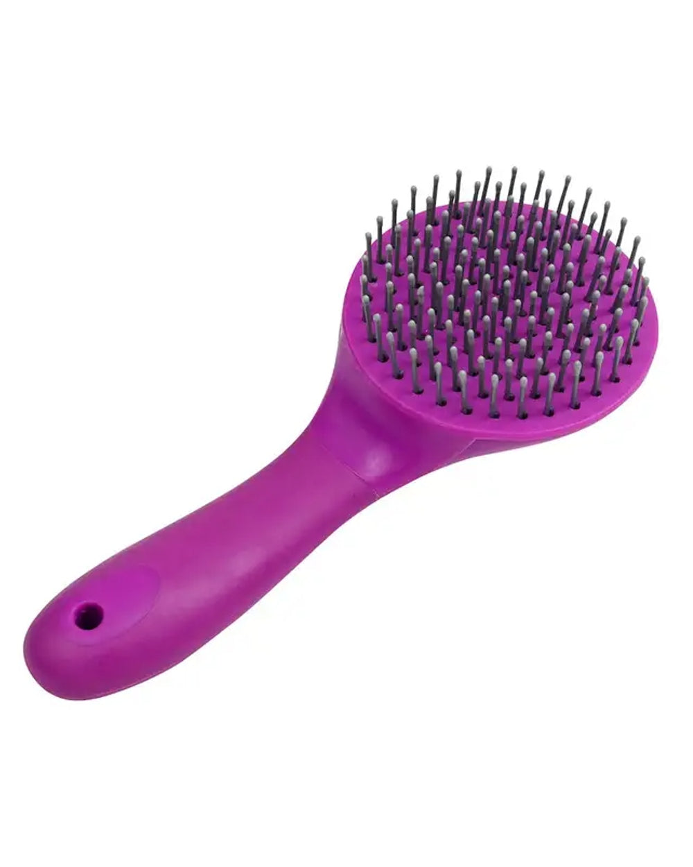 Deep Purple coloured Roma Brights Mane And Tail Brush on white background 