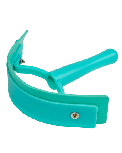 Turquoise coloured Roma Brights Sweat Scraper on white backlground 