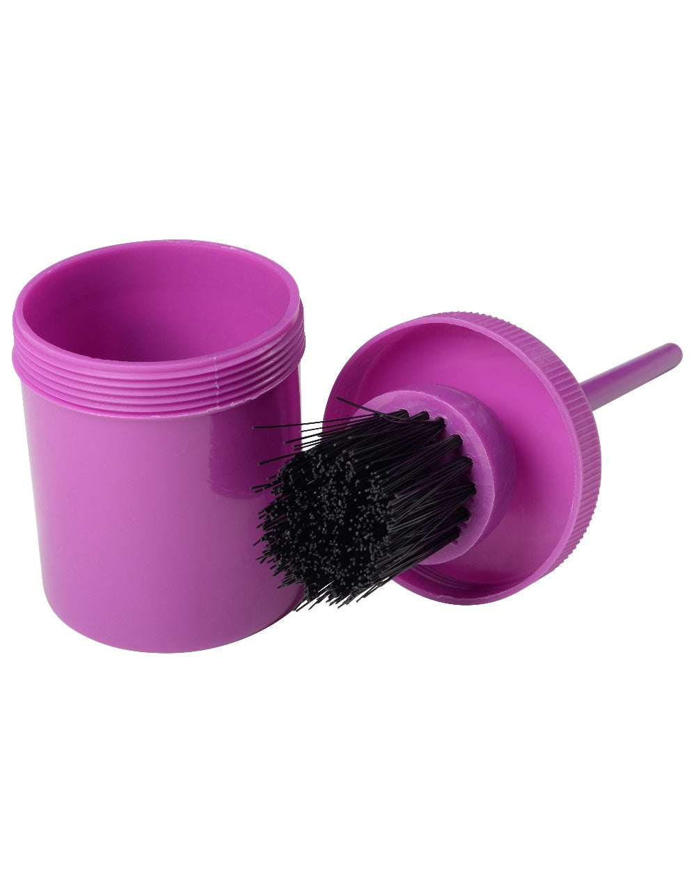 Deep Purple coloured Roma Brights Hoof Oil Brush Bottle 