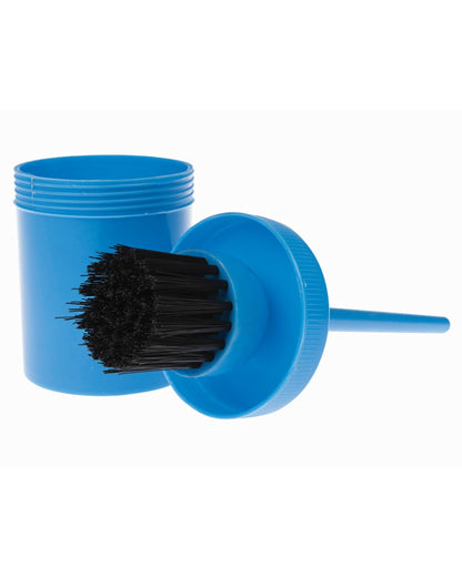 Royal Blue coloured Roma Brights Hoof Oil Brush Bottle 