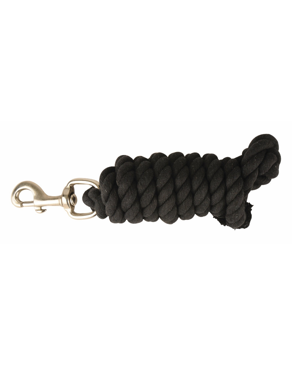 Black coloured Roma Cotton Nickel Plated Snap Lead on white background 