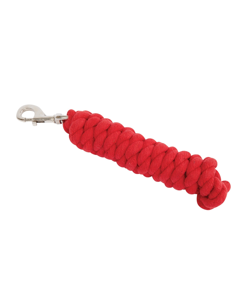 Red coloured Roma Cotton Nickel Plated Snap Lead on white background 