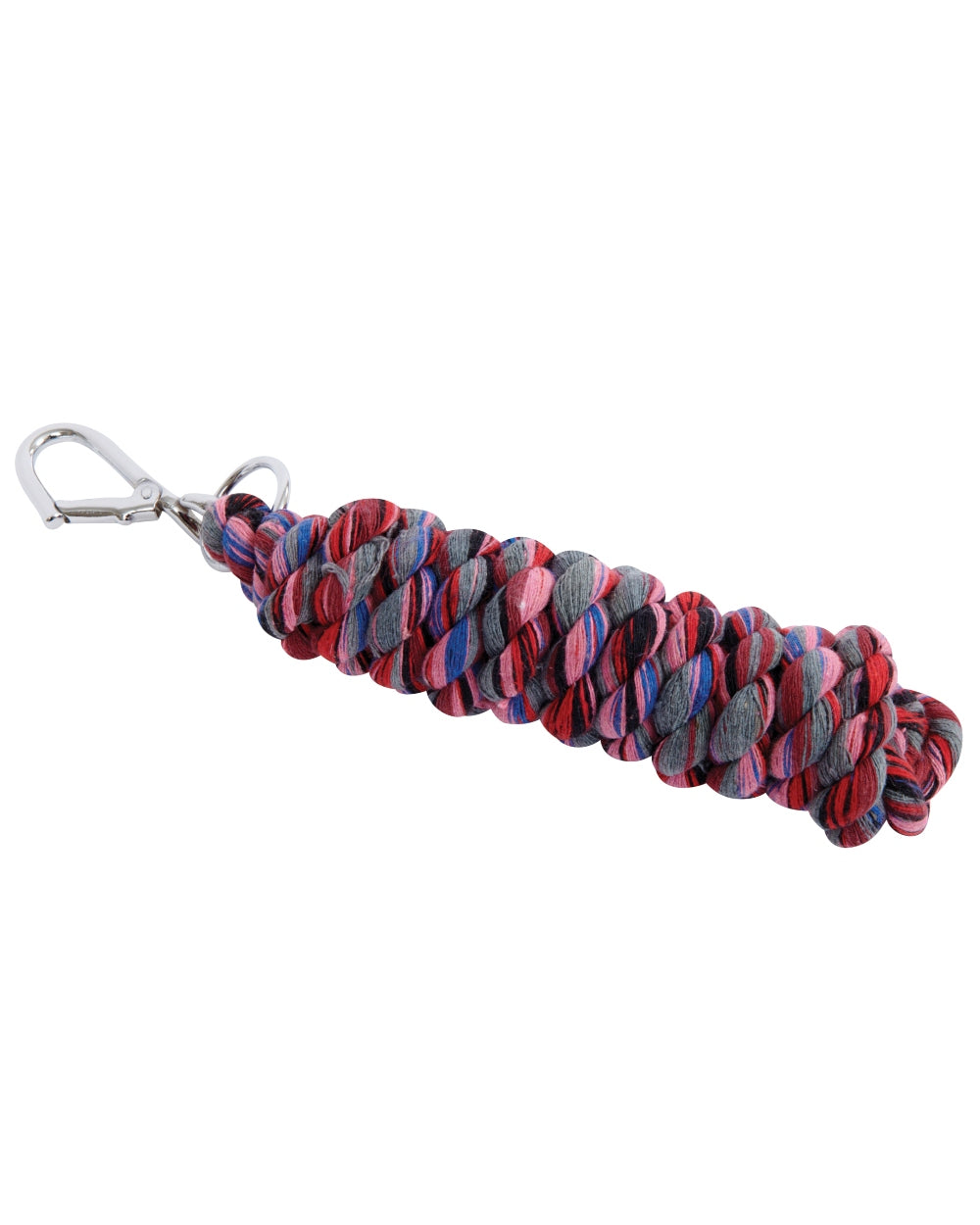 Multi coloured Roma Cotton Walsall Clip Lead on white background 