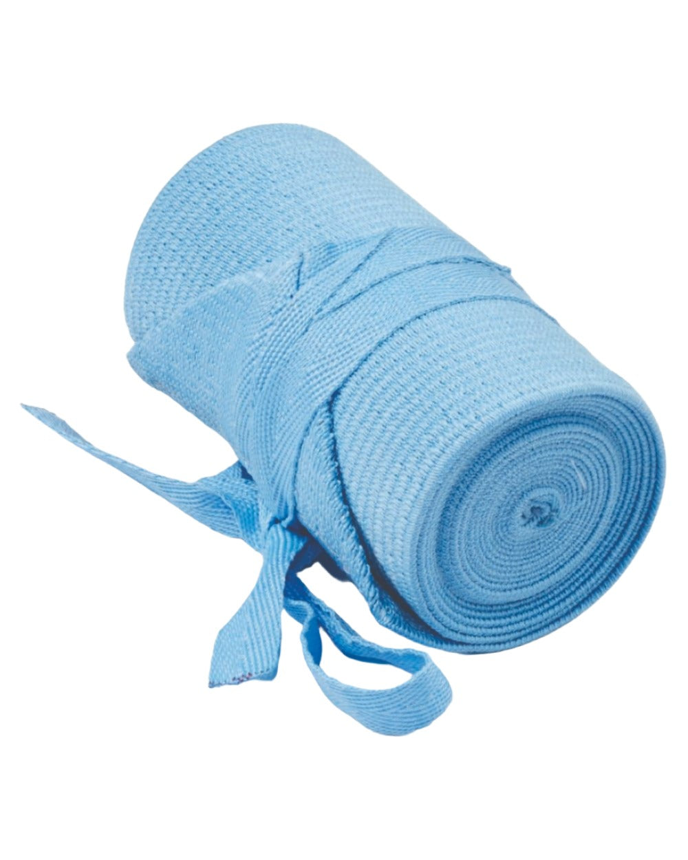 Baby Blue coloured Roma Elastic Tail Bandage on white background 