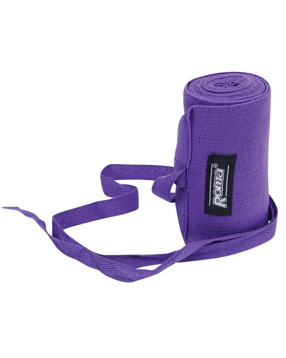 Purple coloured Roma Elastic Tail Bandage on white background 