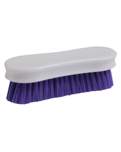 Purple coloured Roma Face Brush on white background 