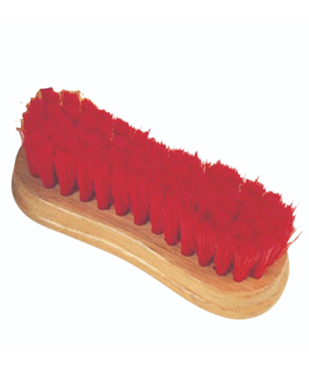 Red coloured Roma Face Brush on white background 