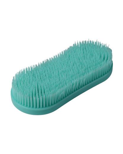 Turquoise coloured Roma Miracle Brush on white background 