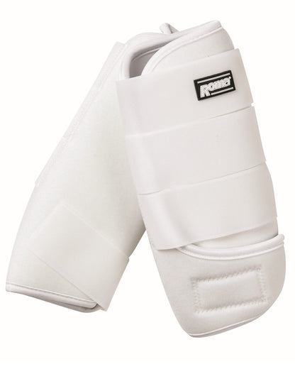 White coloured Roma Neoprene Sport Boots on white background 