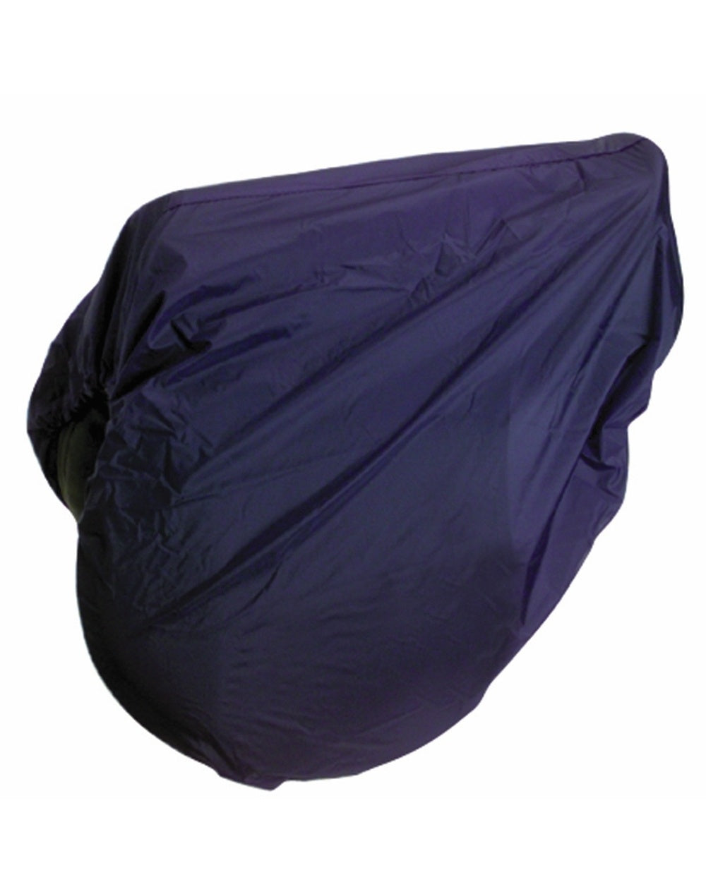 Blue coloured Roma Nylon Saddle Cover on white background 