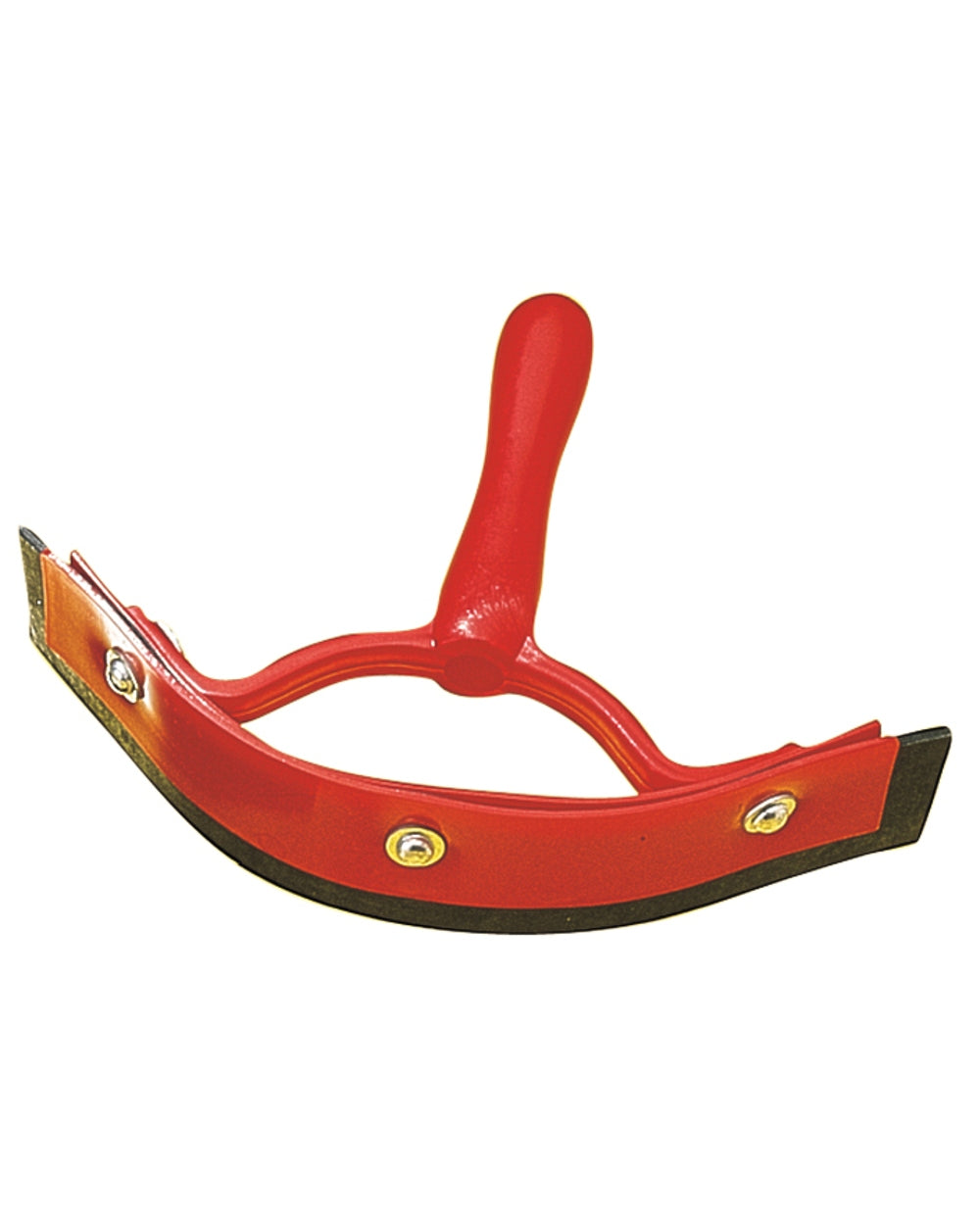 Red coloured Roma Plastic Kite Scraper on white background 