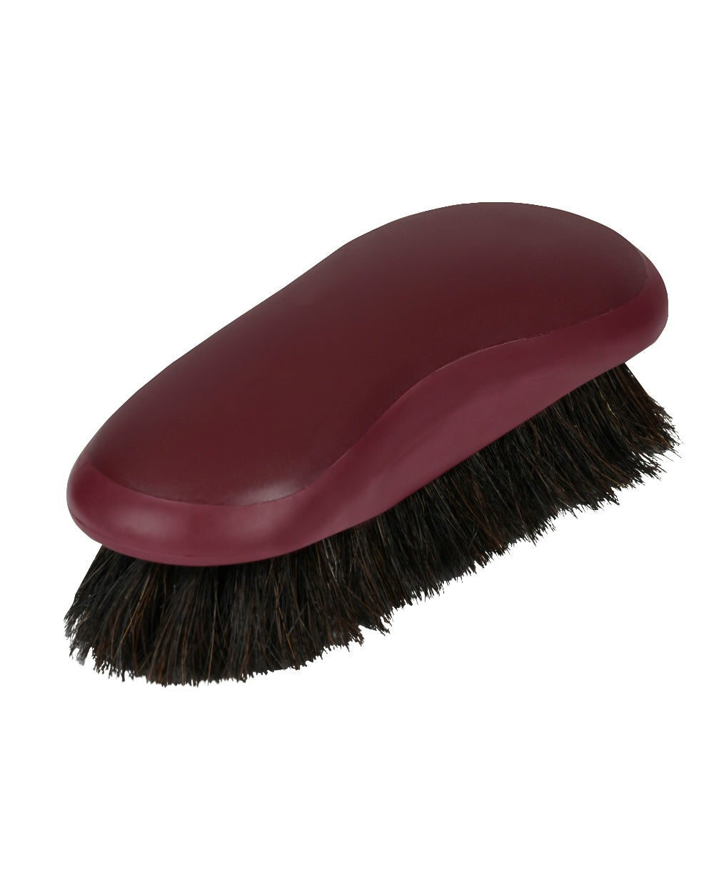 Maroon coloured Roma Soft Touch Body Brush on white background 