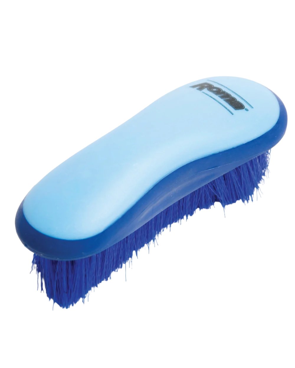 Blue coloured Roma Soft Touch Dandy Brush on white background 