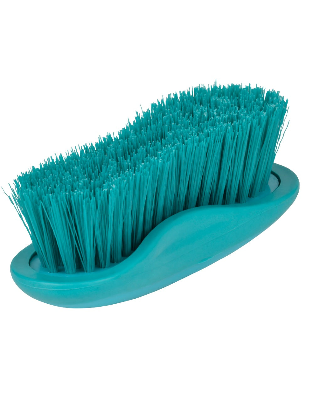 Turquoise coloured Roma Soft Touch Dandy Brush on white background 