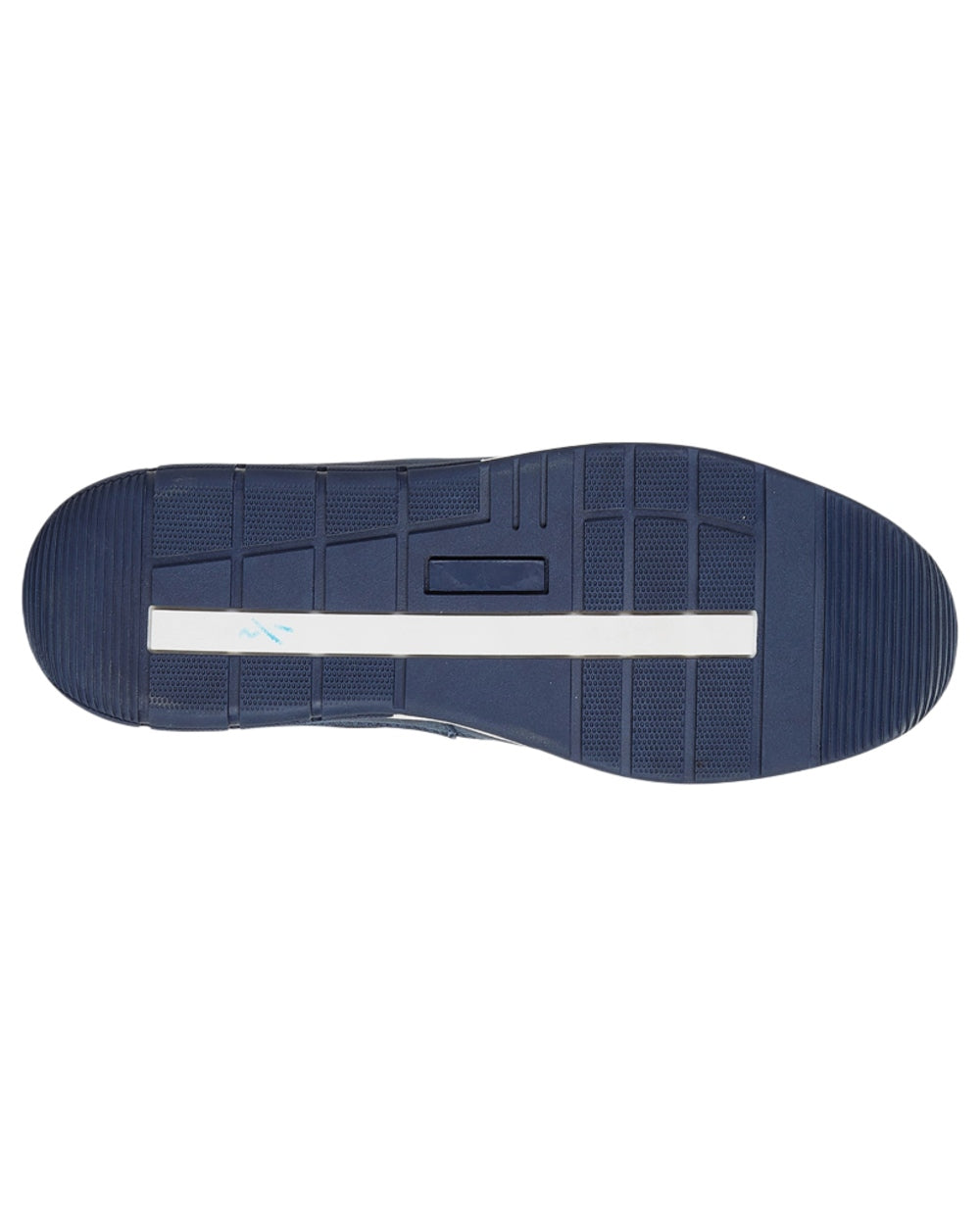 Navy coloured Route 21 Mens 3 Eye Apron Leisure Shoes on white background 