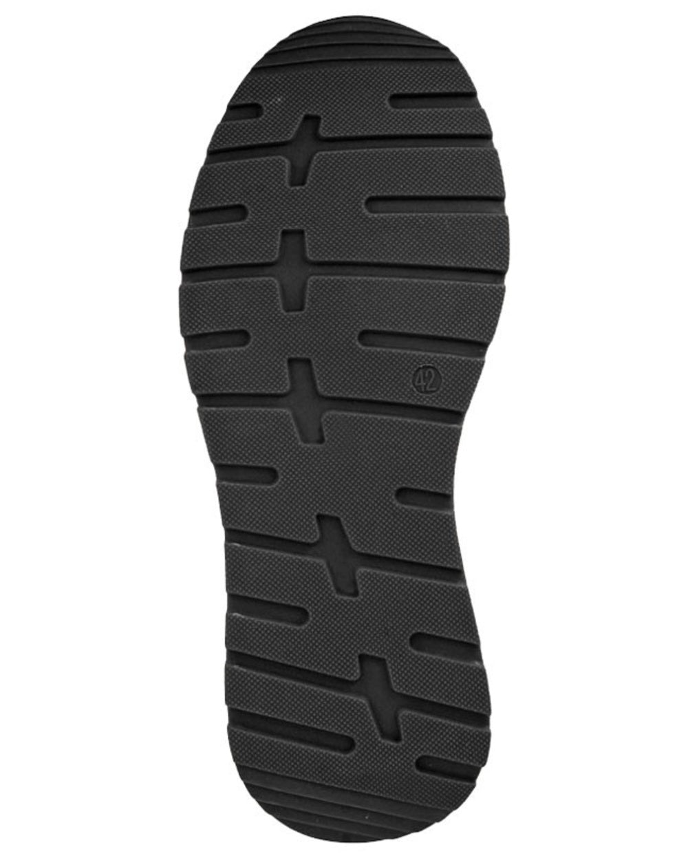 Black coloured Route 21 Mens 5 Eye Lace Zip Leisure Shoes on white background 