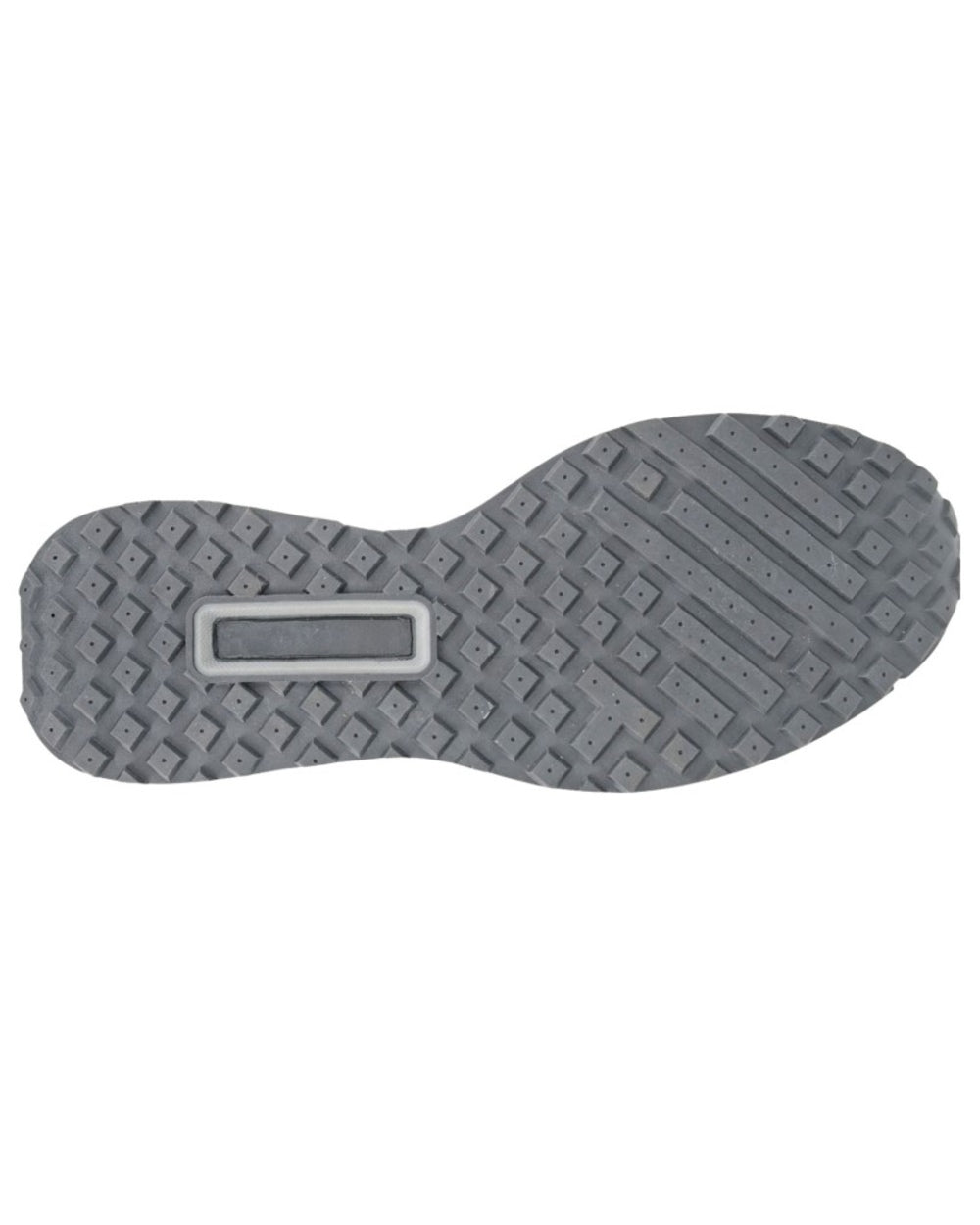 Navy Blue coloured Route 21 Mens 6 Eye 2 Tone Leisure Trainers on white background 