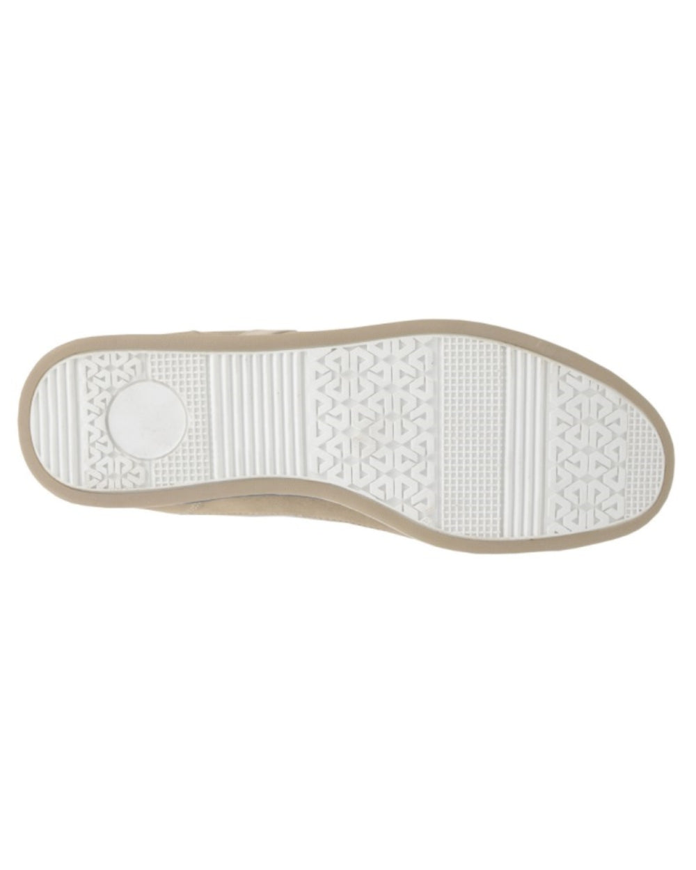 Beige coloured Route 21 Mens 6 Eye Leisure Shoes on white background 