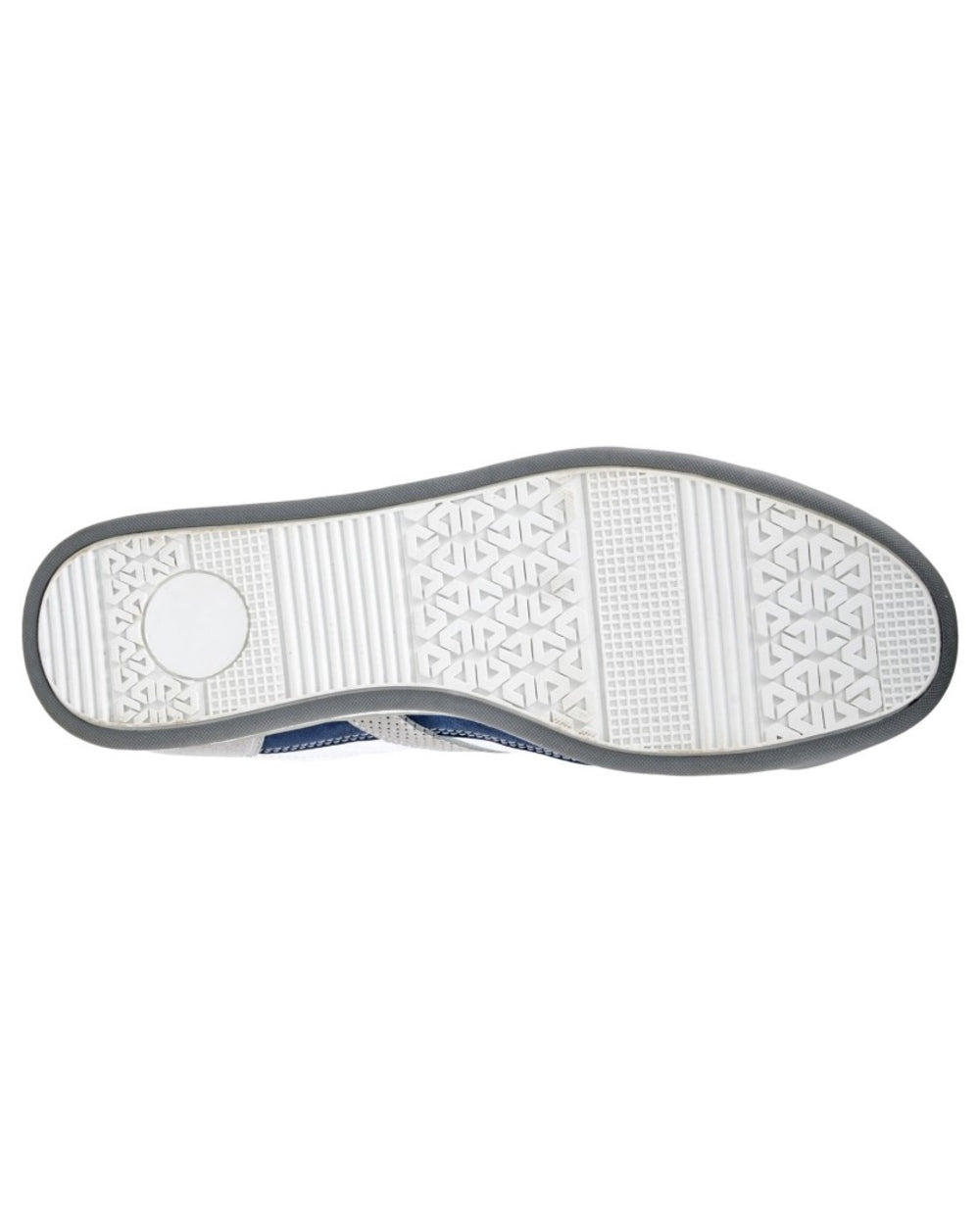 White coloured Route 21 Mens 6 Eye Leisure Shoes on white background 