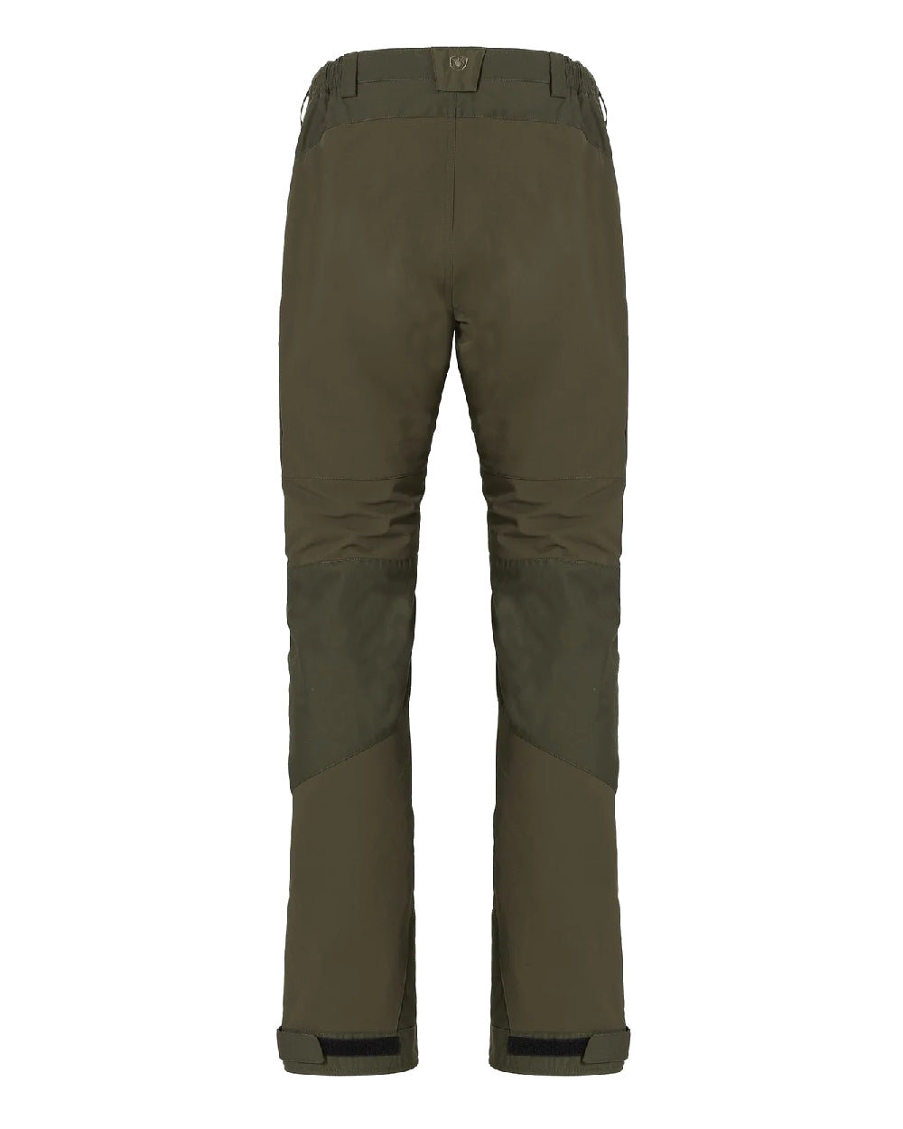 Olive Green coloured Rovince Mens Scotland Trousers on white background 