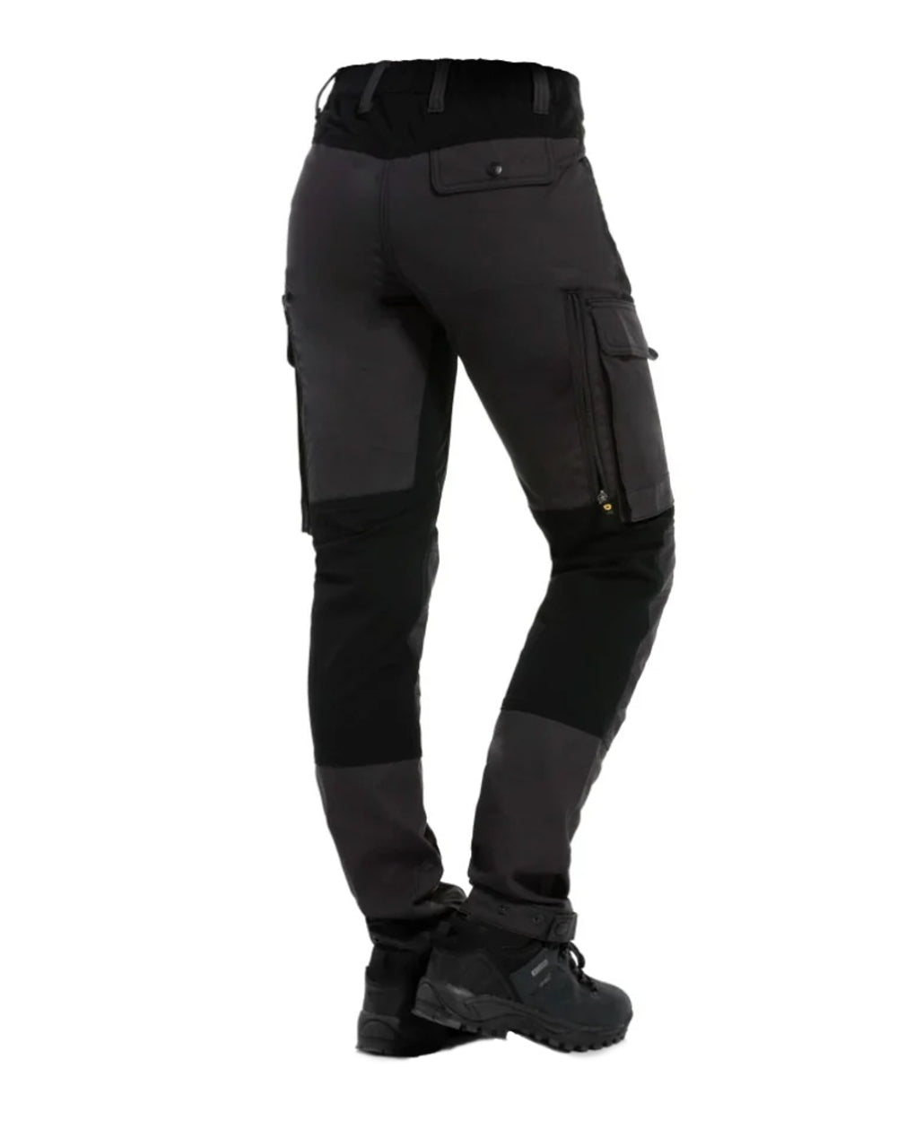 Grey Black Coloured Rovince Womens Flexline Trousers on white background 