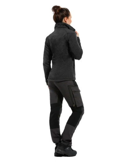 Grey Black Coloured Rovince Womens Flexline Trousers on white background 