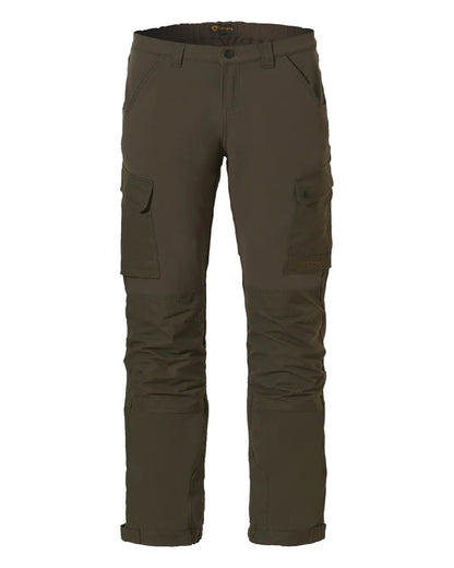 Olive Green Coloured Rovince Womens Flexline Trousers on white background 