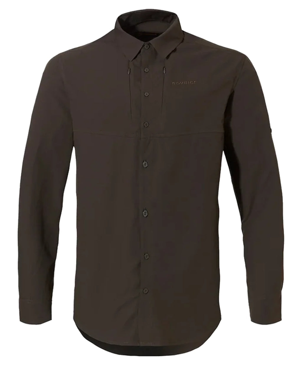 Olive Green coloured Rovince Mens Savanna Shirts on white background 