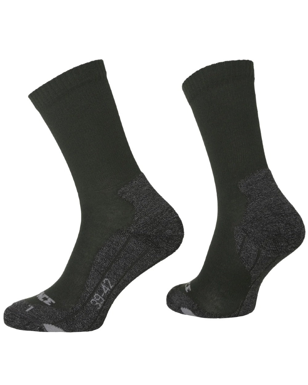 Grey coloured Rovince Shield Socks on white background 