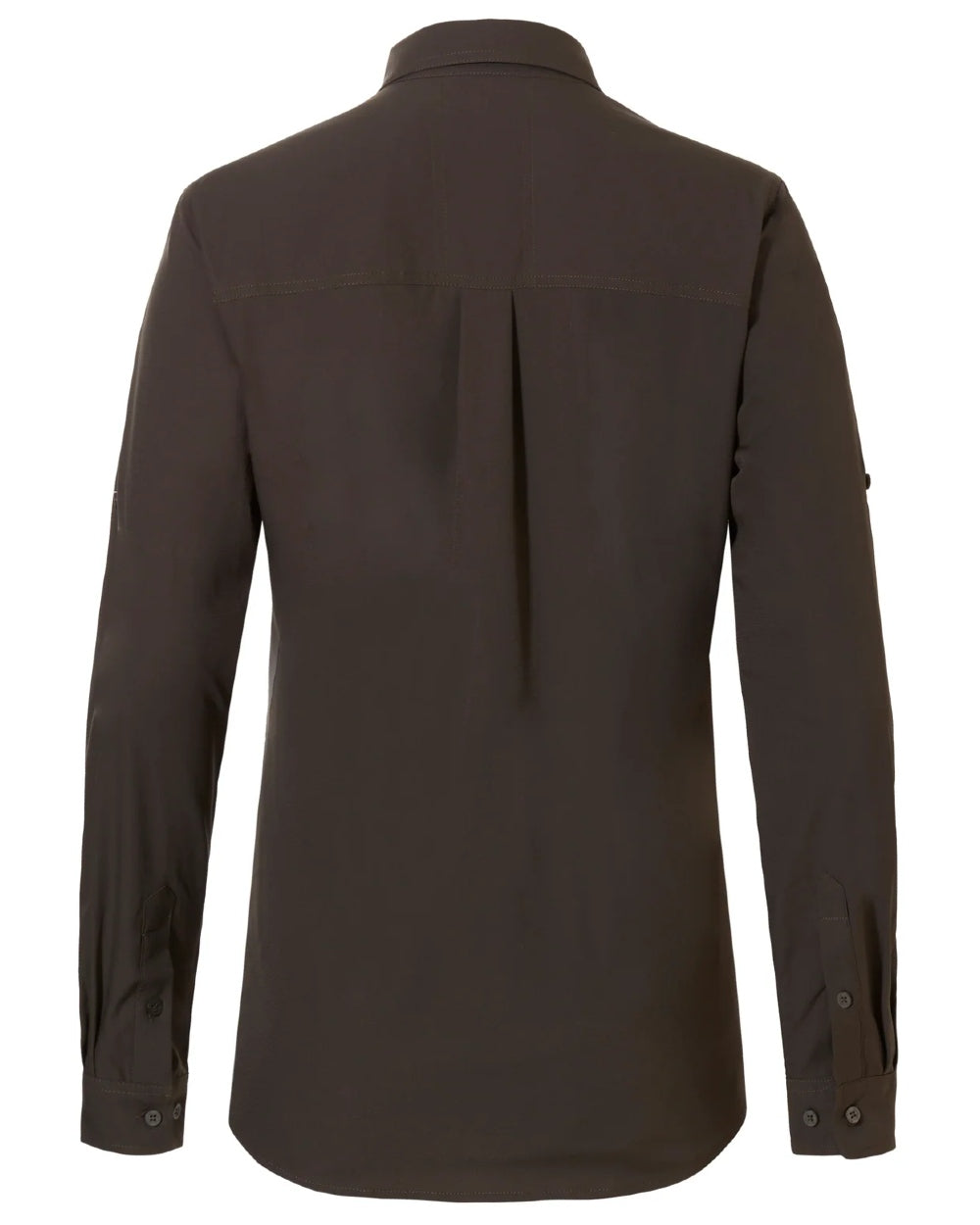 Olive Green coloured Rovince Womens Savanna Shirts on white background 