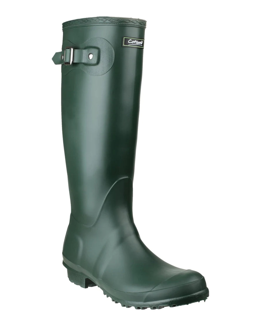 Cotswold Sandringham Buckle Strap Wellingtons in Green 