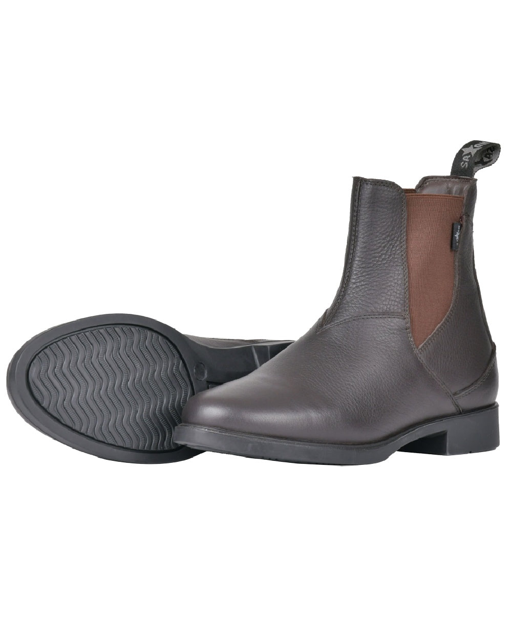 Saxon Allyn Jodhpur Boots in Brown 