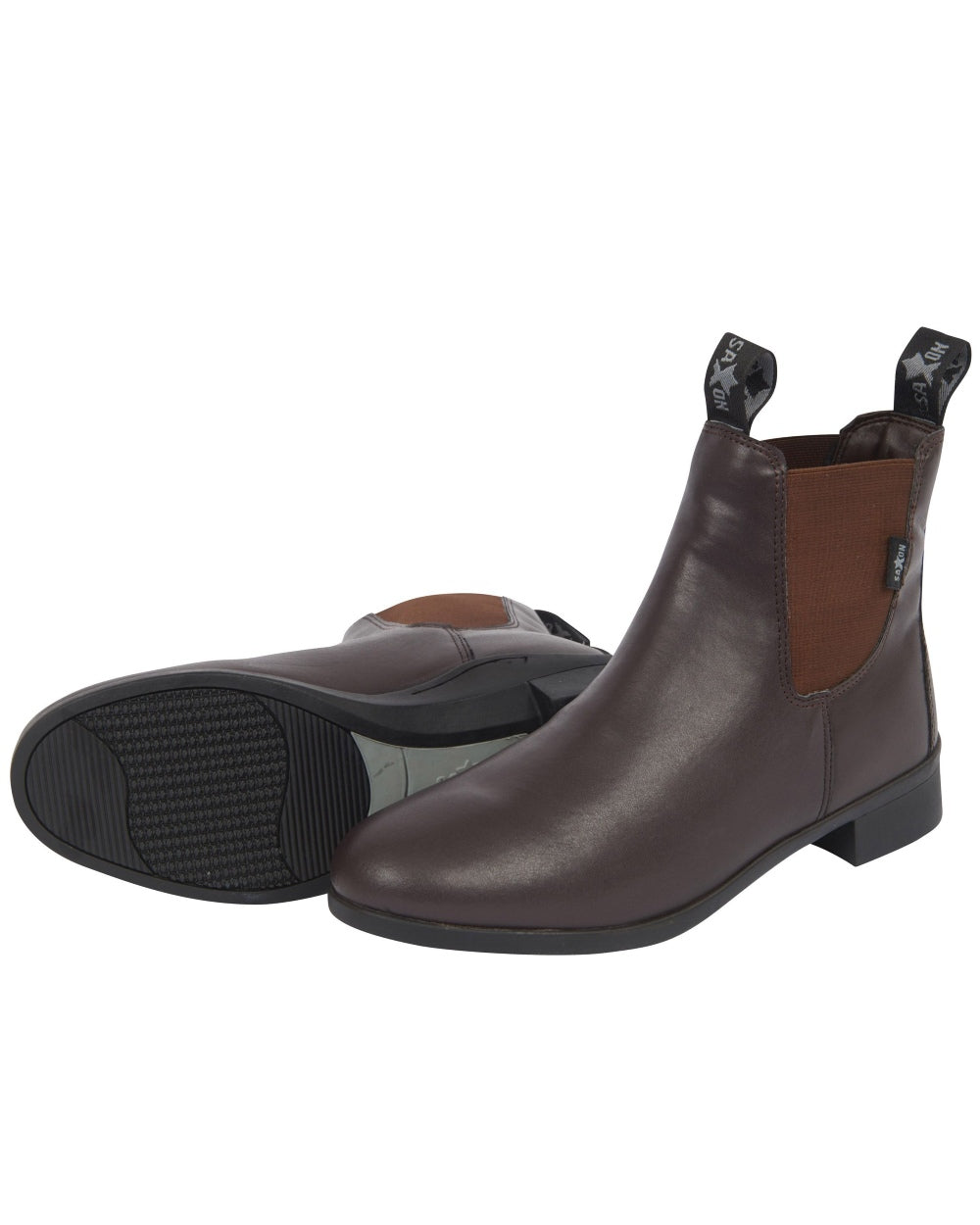 Saxon Womens Syntovia Jodhpur Boots in Brown 