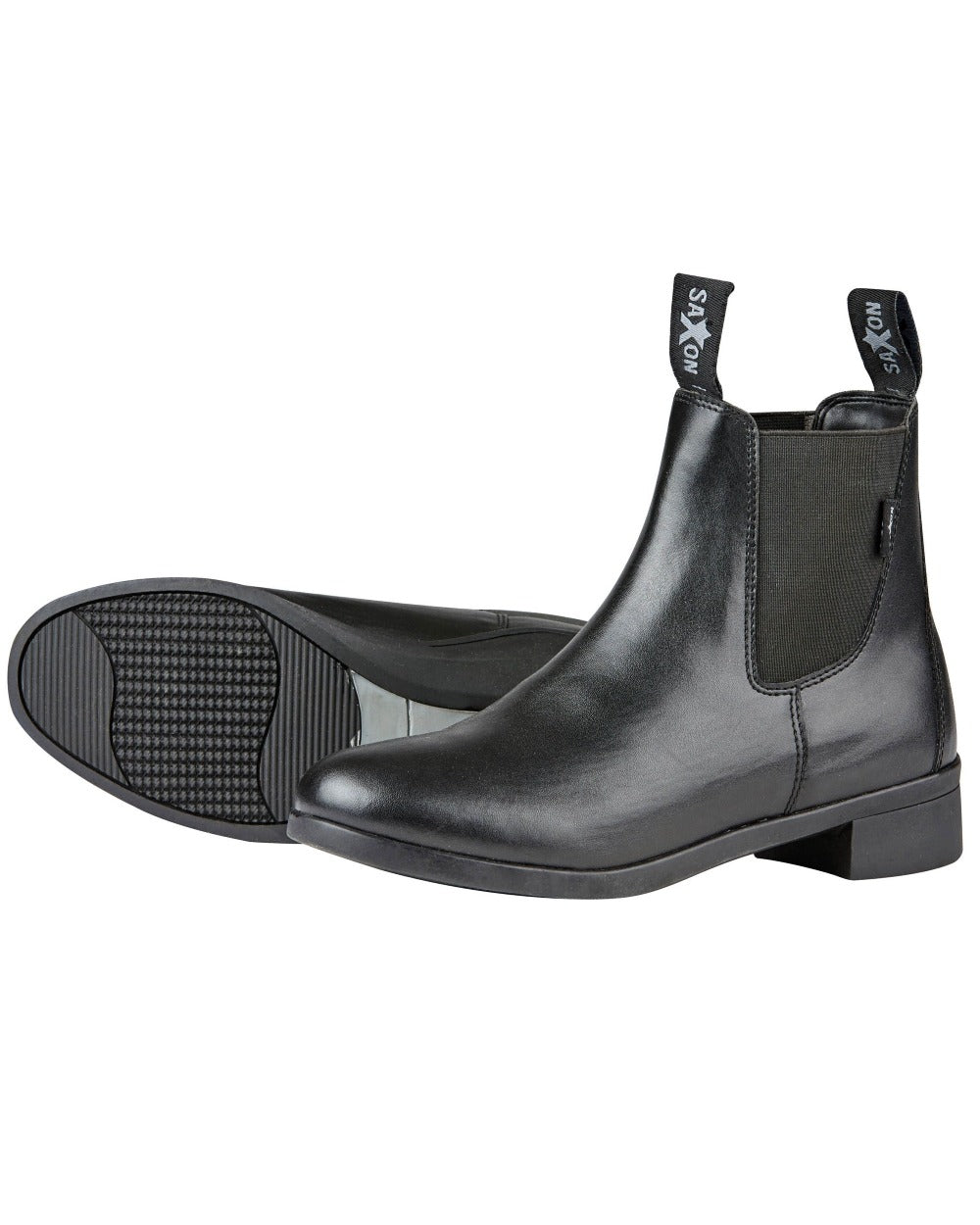 Saxon Womens Syntovia Jodhpur Boots in Black 