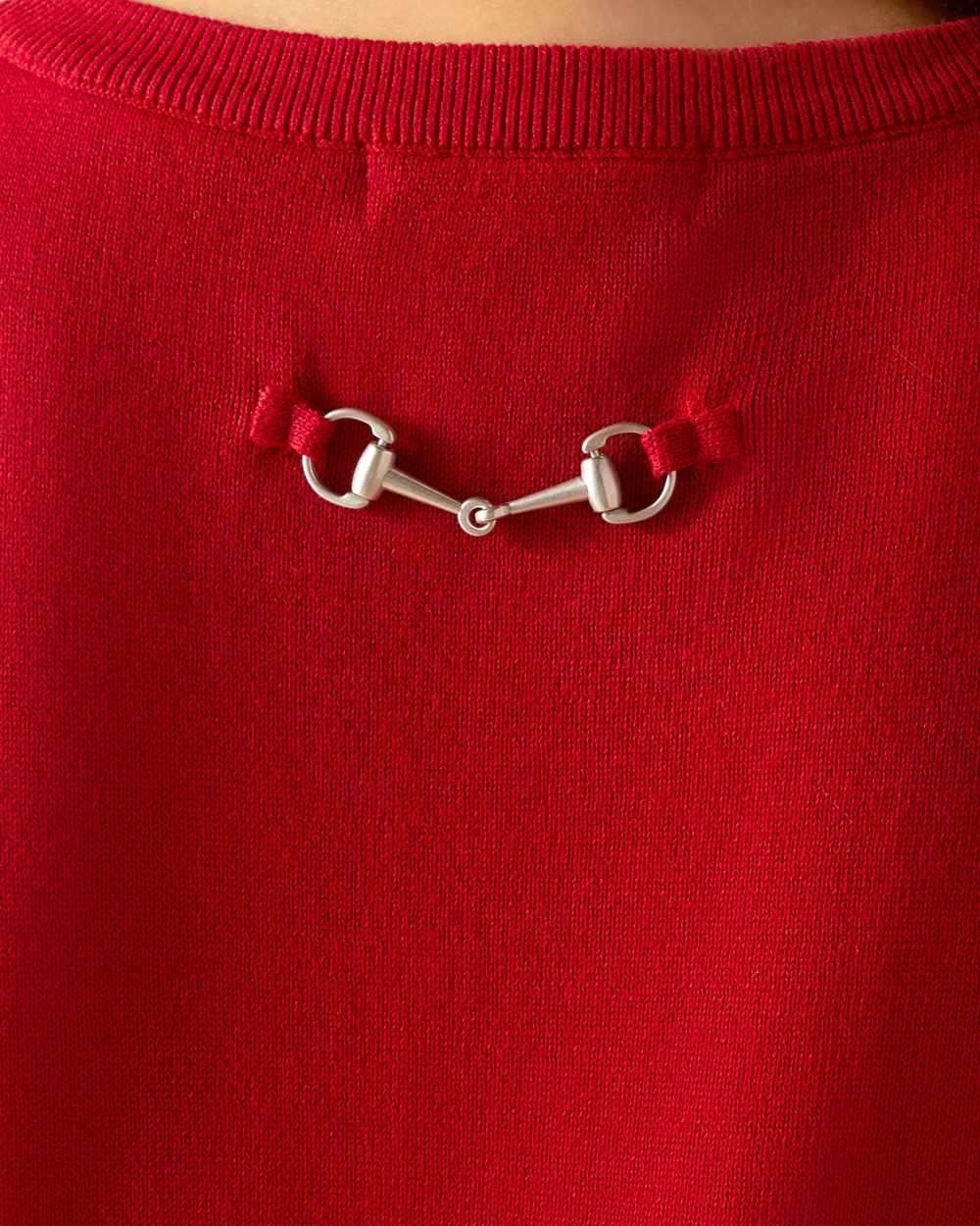 Scooter Coloured Ariat Womens Peninsula Sweater On A White Background 